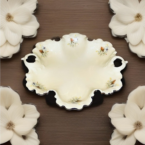 Vintage Hal Mar Serving Large Trinket Porcelain Dish - Picture 1 of 7